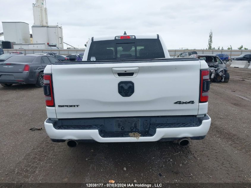 2022 Ram 1500 Sport VIN: 1C6SRFVT3NN196232 Lot: 12038177