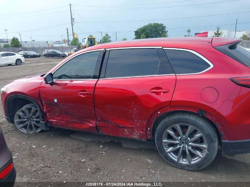 2022 Mazda Cx-9 VIN: JM3TCBDYXN0621048 Lot: 12038178