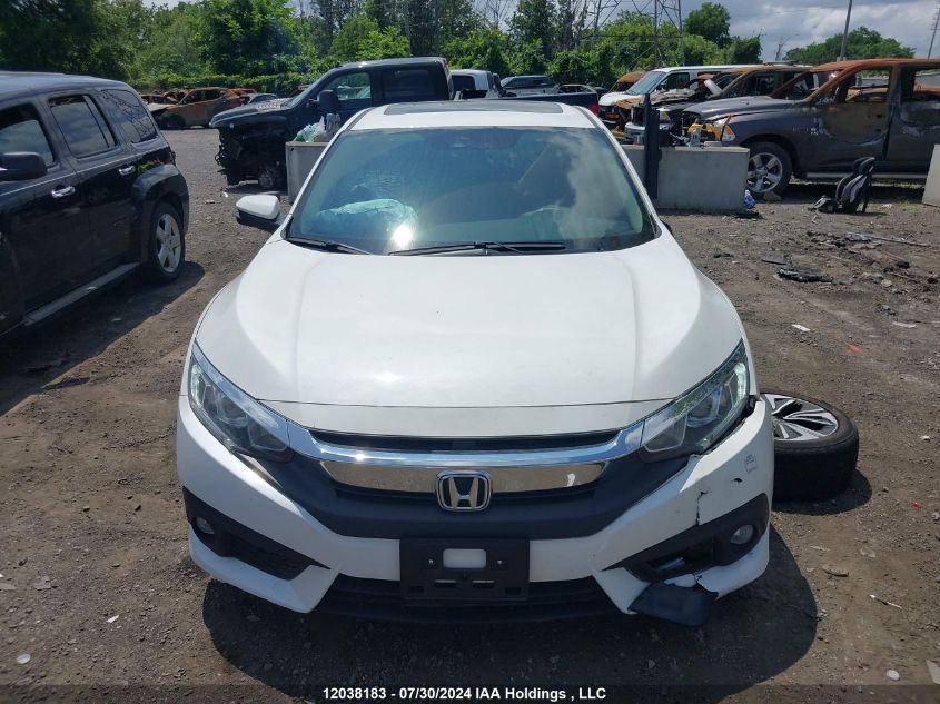 2018 Honda Civic Ex VIN: 2HGFC1F45JH100918 Lot: 12038183