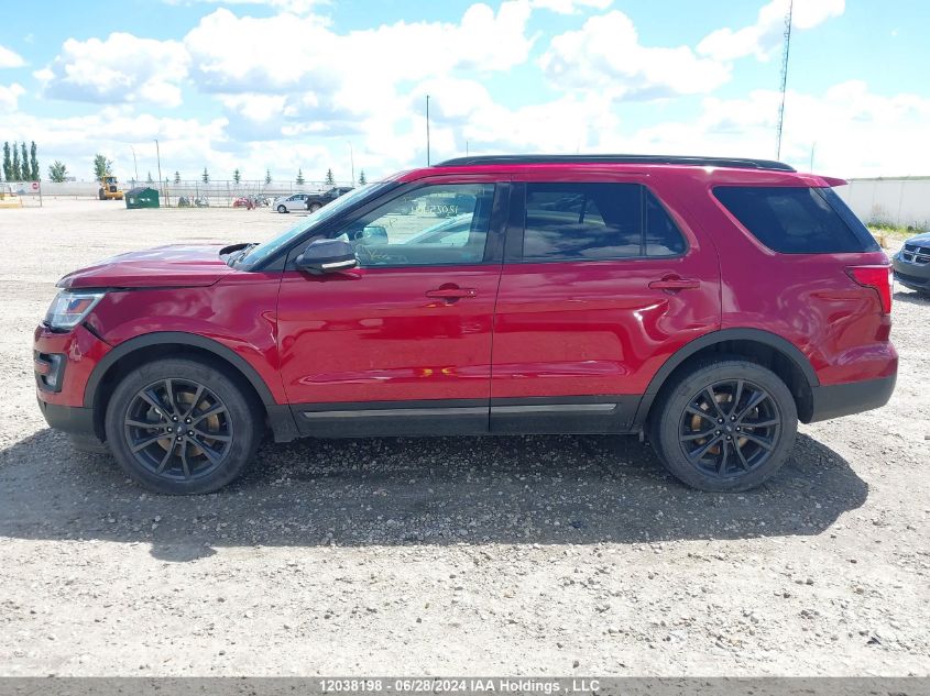 2017 Ford Explorer Xlt VIN: 1FM5K8D85HGC15791 Lot: 12038198