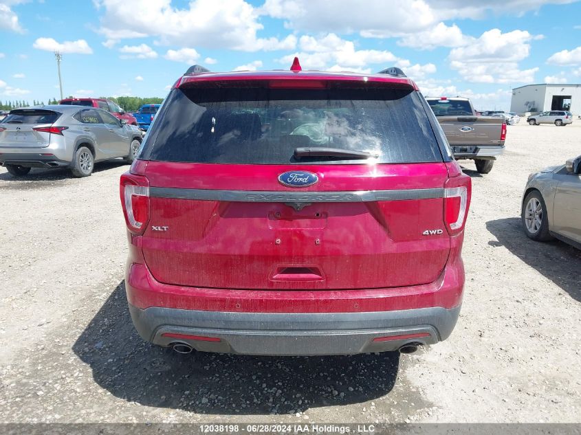 2017 Ford Explorer Xlt VIN: 1FM5K8D85HGC15791 Lot: 12038198