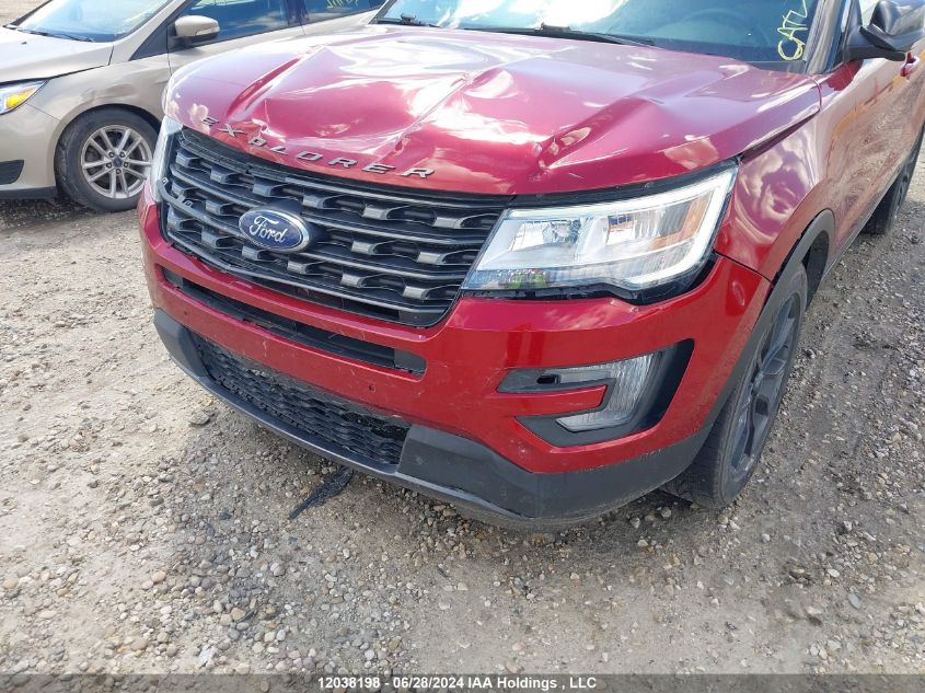 2017 Ford Explorer Xlt VIN: 1FM5K8D85HGC15791 Lot: 12038198