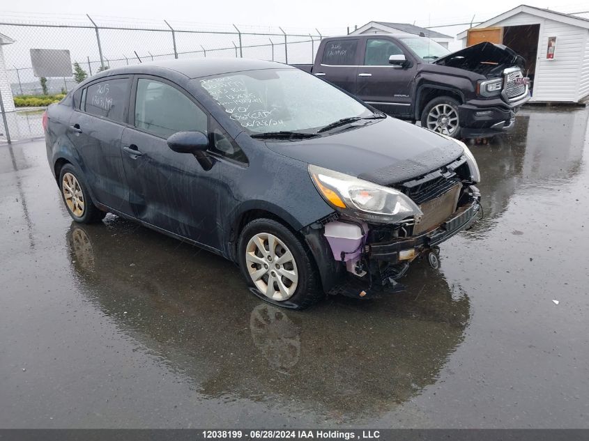 2013 Kia Rio Lx VIN: KNADM4A36D6187685 Lot: 12038199