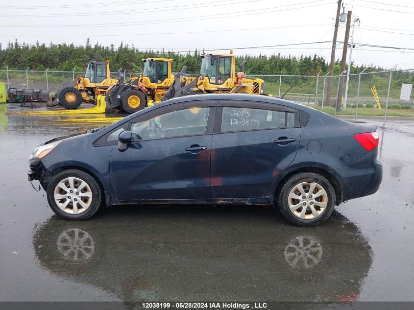 2013 Kia Rio Lx VIN: KNADM4A36D6187685 Lot: 12038199