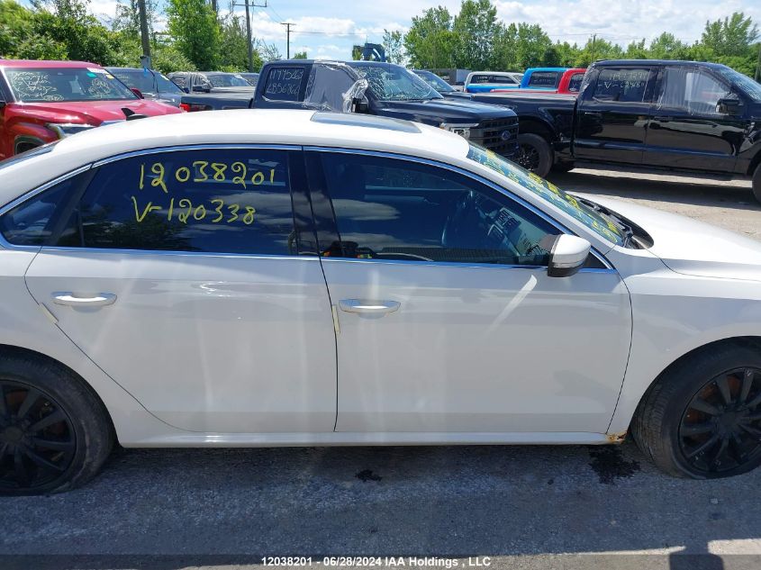 2013 Volkswagen Passat Se VIN: 1VWBH7A34DC120338 Lot: 12038201