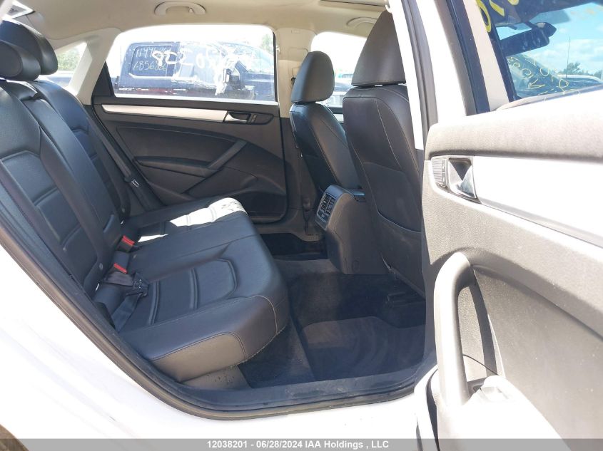 2013 Volkswagen Passat Se VIN: 1VWBH7A34DC120338 Lot: 12038201