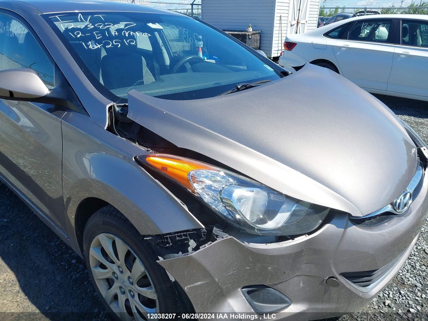 2012 Hyundai Elantra Gls/Limited VIN: 5NPDH4AE7CH142512 Lot: 12038207