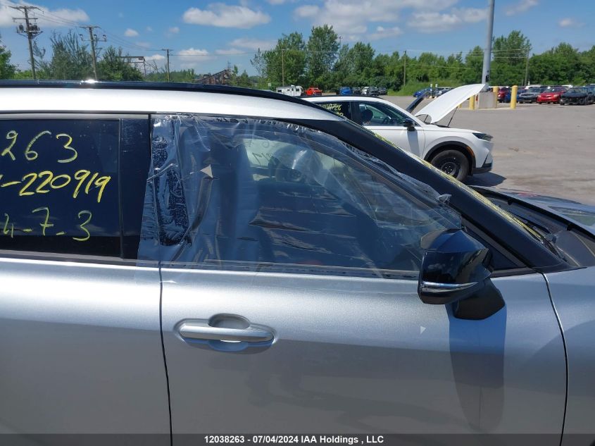 2022 Toyota Highlander Xse VIN: 5TDLZRBH6NS220919 Lot: 12038263