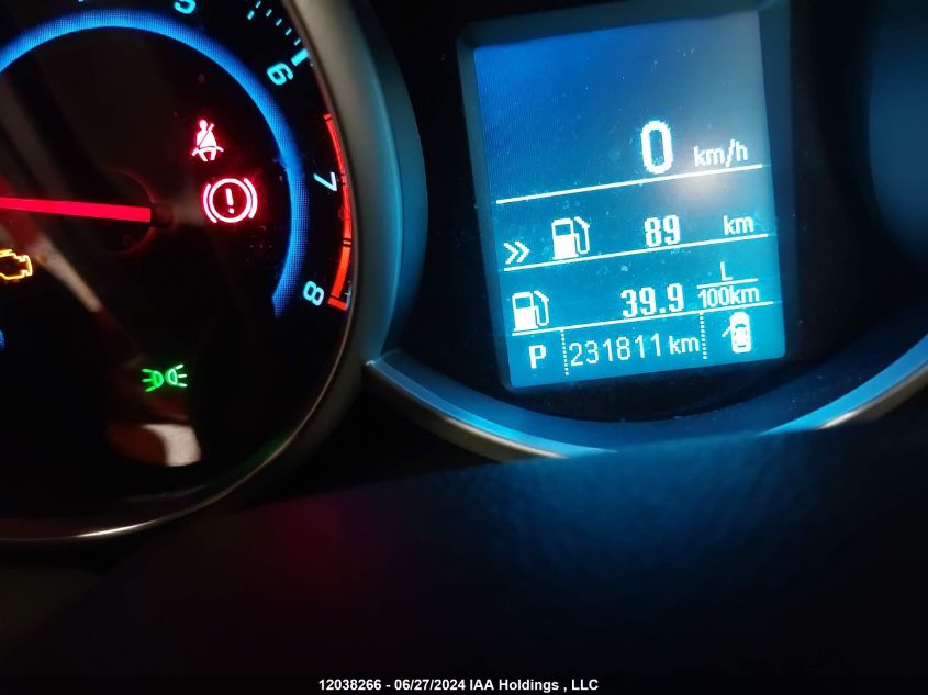 2012 Chevrolet Cruze VIN: 1G1PF5SC8C7137922 Lot: 12038266