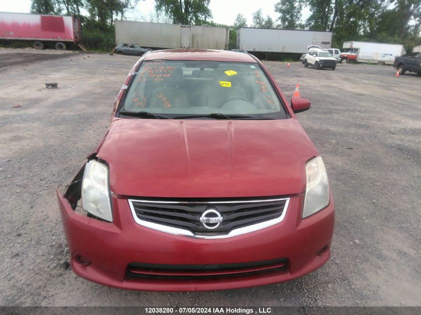 2011 Nissan Sentra VIN: 3N1AB6AP3BL662144 Lot: 12038280