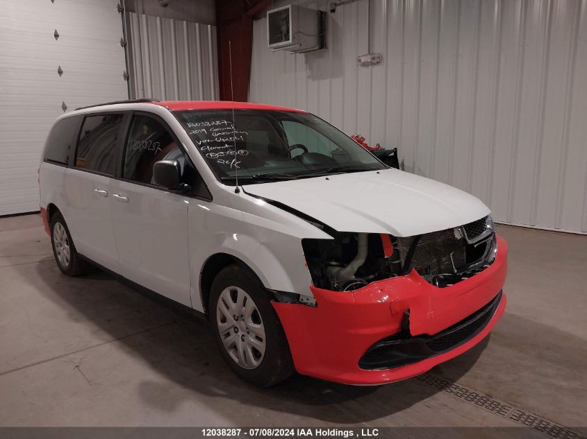 2019 Dodge Grand Caravan Se VIN: 2C4RDGBG1KR642041 Lot: 12038287