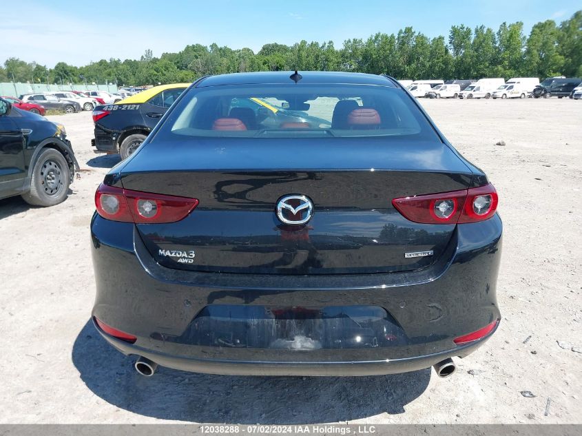 2022 Mazda Mazda3 VIN: 3MZBPBDL0NM306203 Lot: 12038288