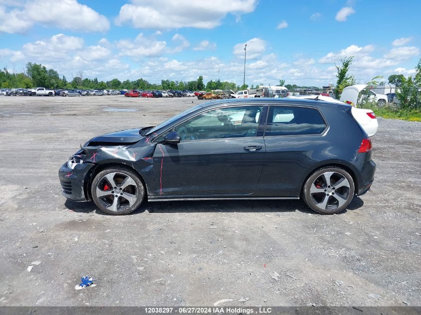 2015 Volkswagen Golf Gti VIN: 3VWYT7AU4FM098618 Lot: 12038297