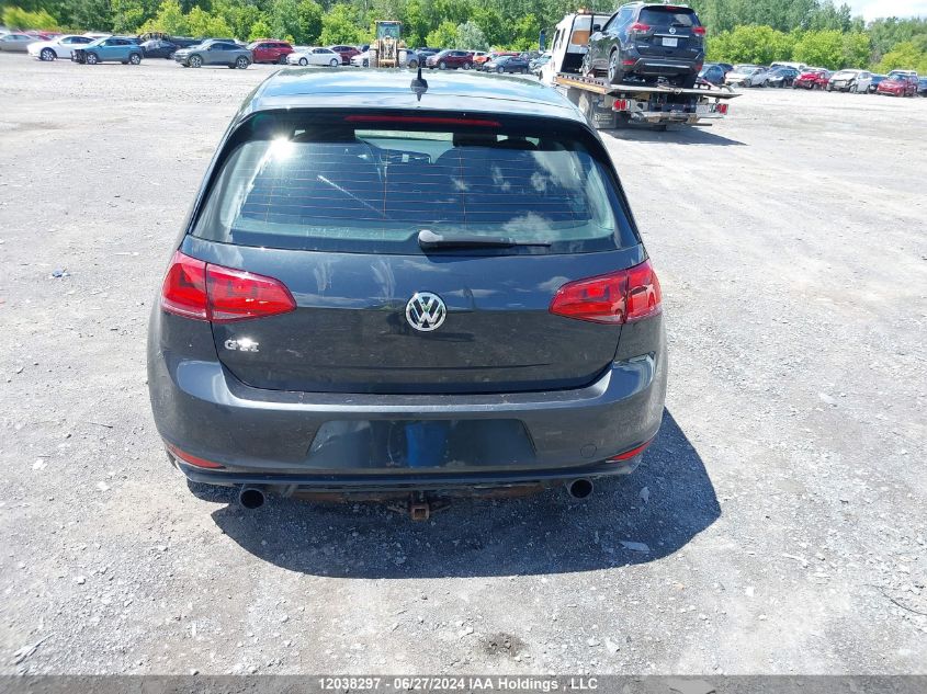 2015 Volkswagen Golf Gti VIN: 3VWYT7AU4FM098618 Lot: 12038297