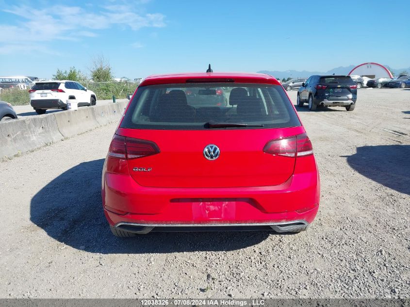 2021 Volkswagen Golf VIN: 3VWG57AU7MM003780 Lot: 12038326