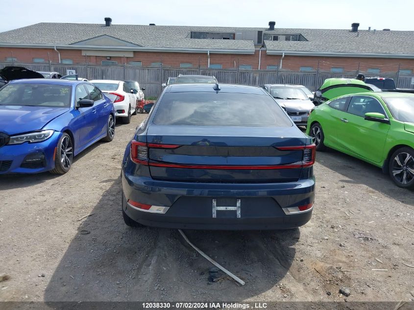 2022 Polestar 2 VIN: LPSED3KA8NL082026 Lot: 12038330