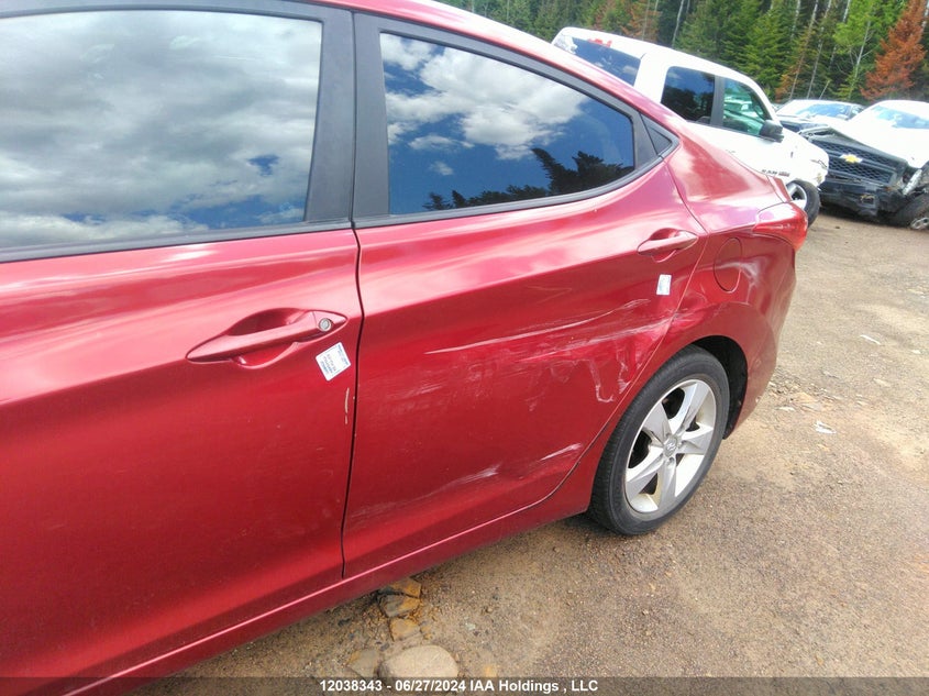 2013 Hyundai Elantra Gls VIN: 5NPDH4AE7DH178847 Lot: 12038343