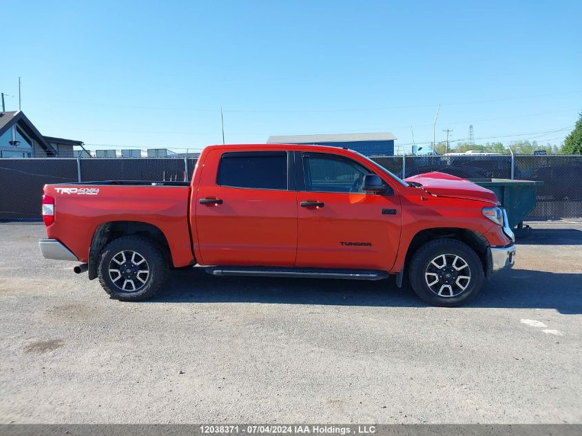 2018 Toyota Tundra Sr5 Plus 5.7L V8 VIN: 5TFDY5F19JX697507 Lot: 12038371