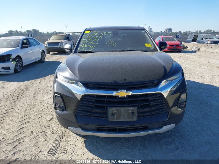 2022 Chevrolet Blazer VIN: 3GNKBHR4XNS184071 Lot: 12038385