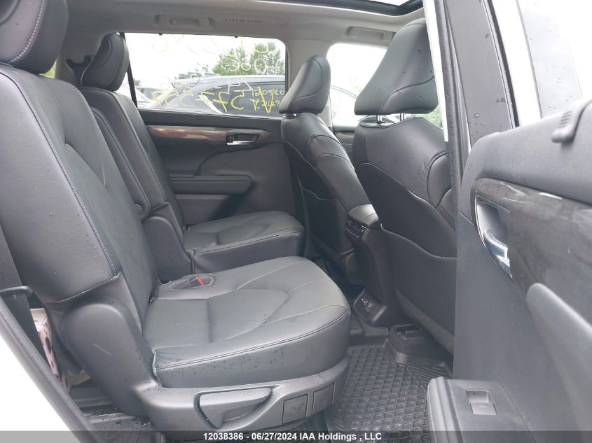 2023 Toyota Highlander Hybrid Limited/Hybrid Platinum VIN: 5TDEBRCH9PS577557 Lot: 12038386