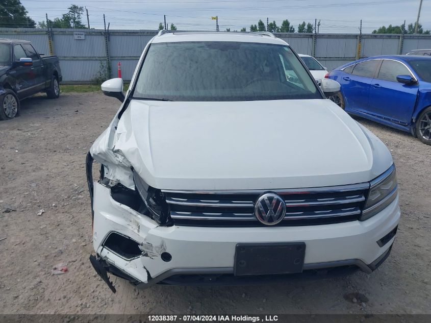 2019 Volkswagen Tiguan VIN: 3VV4B7AX7KM105121 Lot: 12038387