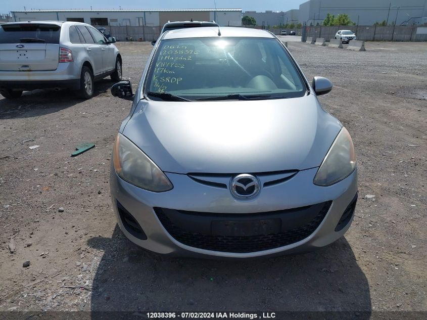 2011 Mazda Mazda2 VIN: JM1DE1HY4B0114962 Lot: 12038396