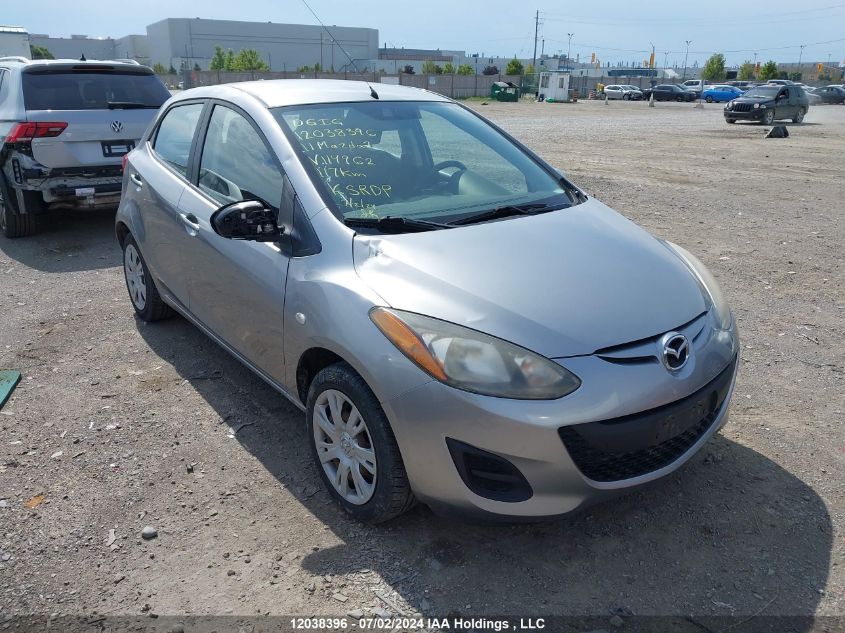 2011 Mazda Mazda2 VIN: JM1DE1HY4B0114962 Lot: 12038396