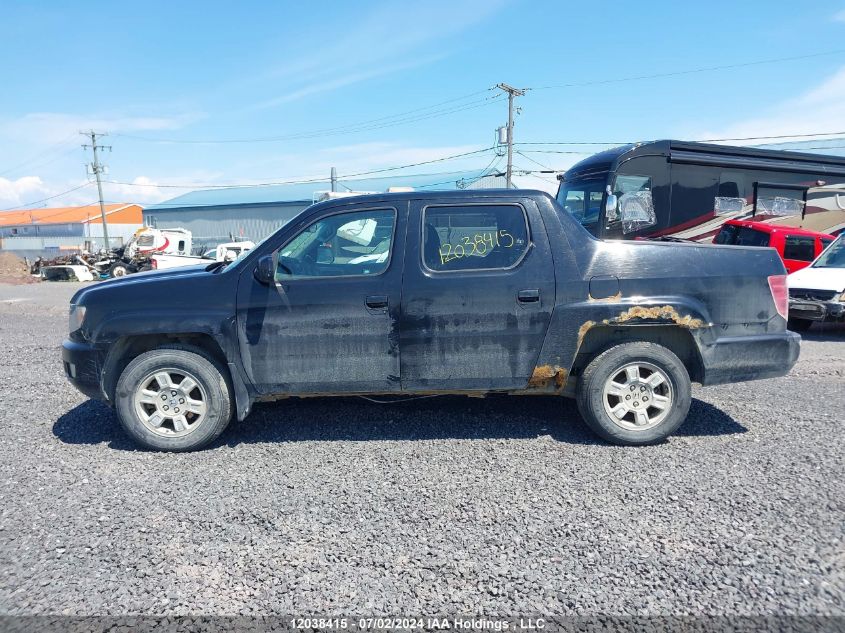 2009 Honda Ridgeline VIN: 2HJYK16539H003596 Lot: 12038415