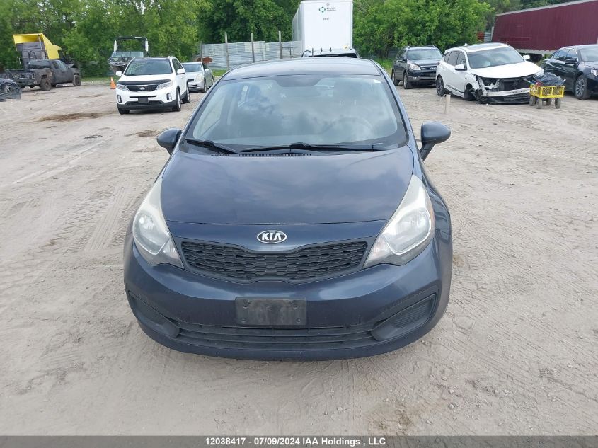 2014 Kia Rio VIN: KNADM4A39E6366918 Lot: 12038417