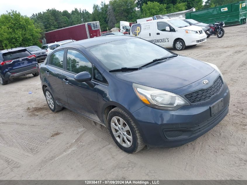 2014 Kia Rio VIN: KNADM4A39E6366918 Lot: 12038417