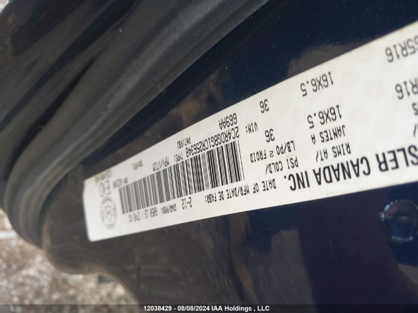 2012 Dodge Grand Caravan VIN: 2C4RDGBG1CR256348 Lot: 12038429