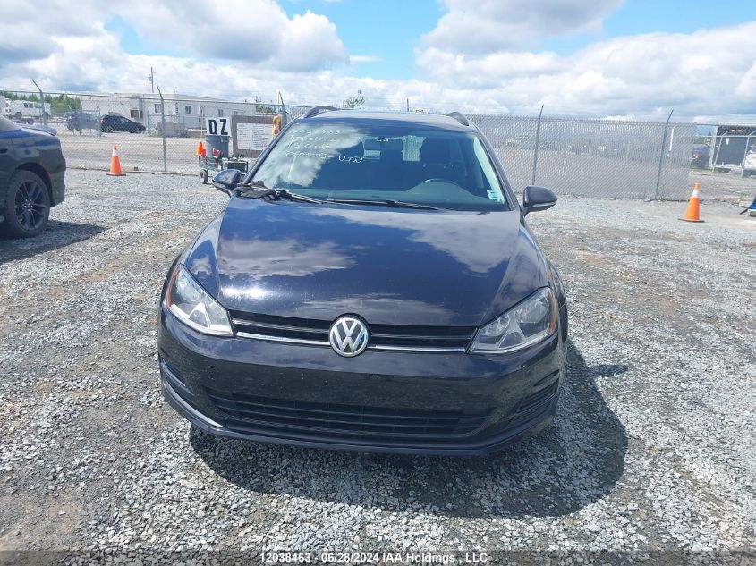 2015 Volkswagen Golf Sportwagon VIN: 3VWC17AU3FM509975 Lot: 12038463