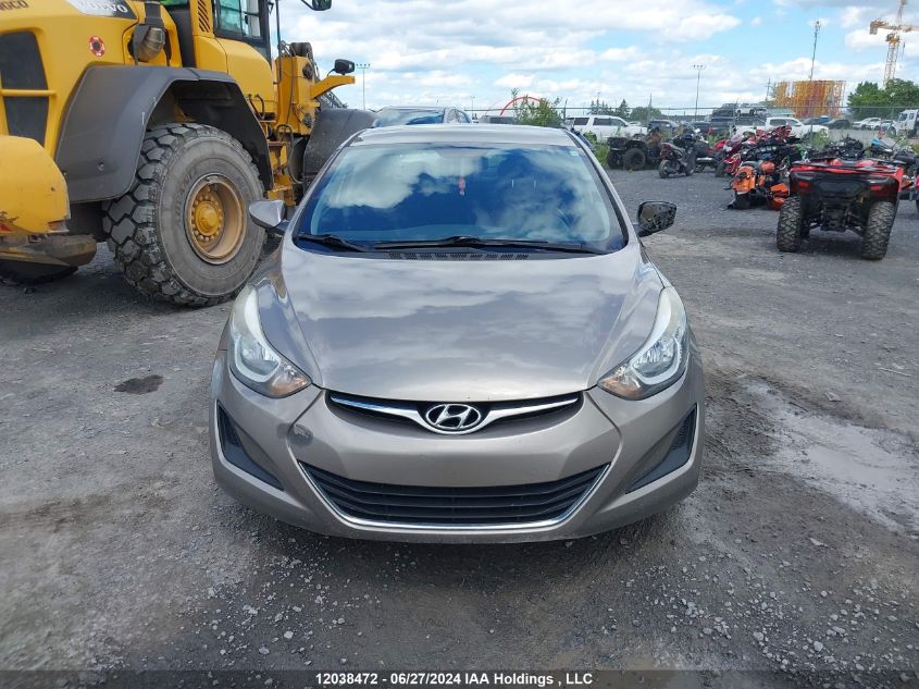 2015 Hyundai Elantra Gl VIN: 5NPDH4AE3FH548131 Lot: 12038472