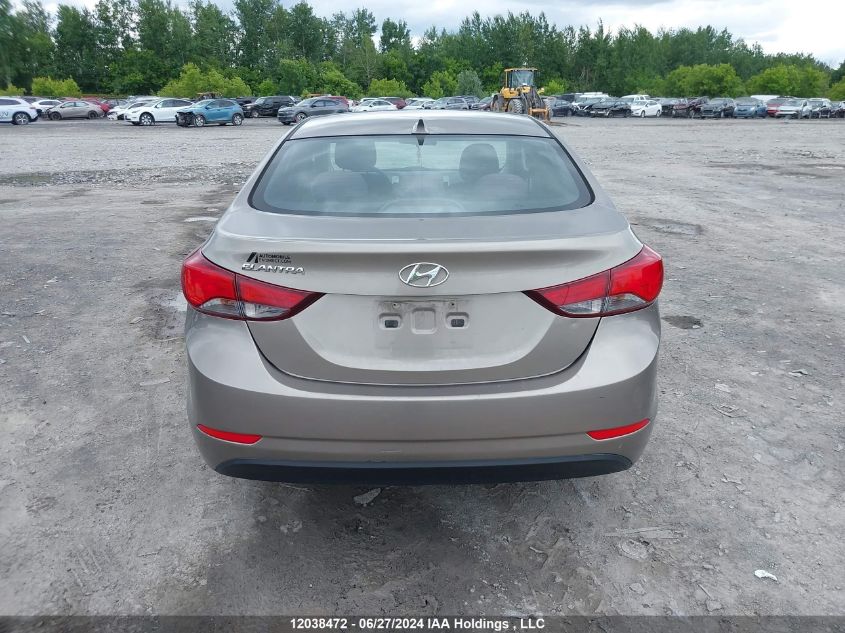 2015 Hyundai Elantra Gl VIN: 5NPDH4AE3FH548131 Lot: 12038472