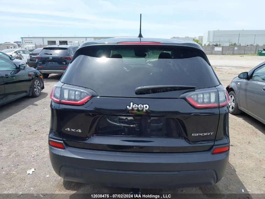 2021 Jeep Cherokee Sport VIN: 1C4PJMAB9MD212512 Lot: 12038475
