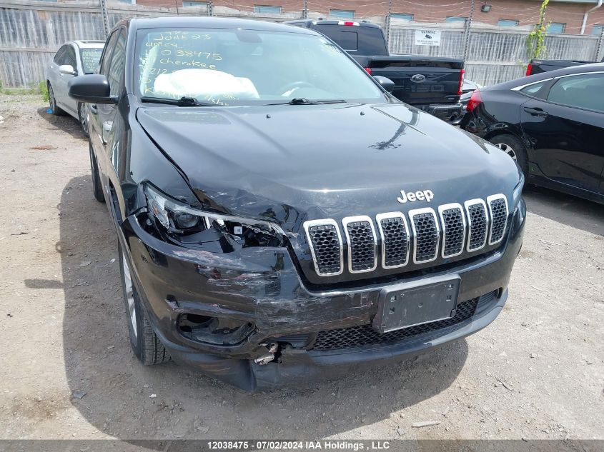 2021 Jeep Cherokee Sport VIN: 1C4PJMAB9MD212512 Lot: 12038475