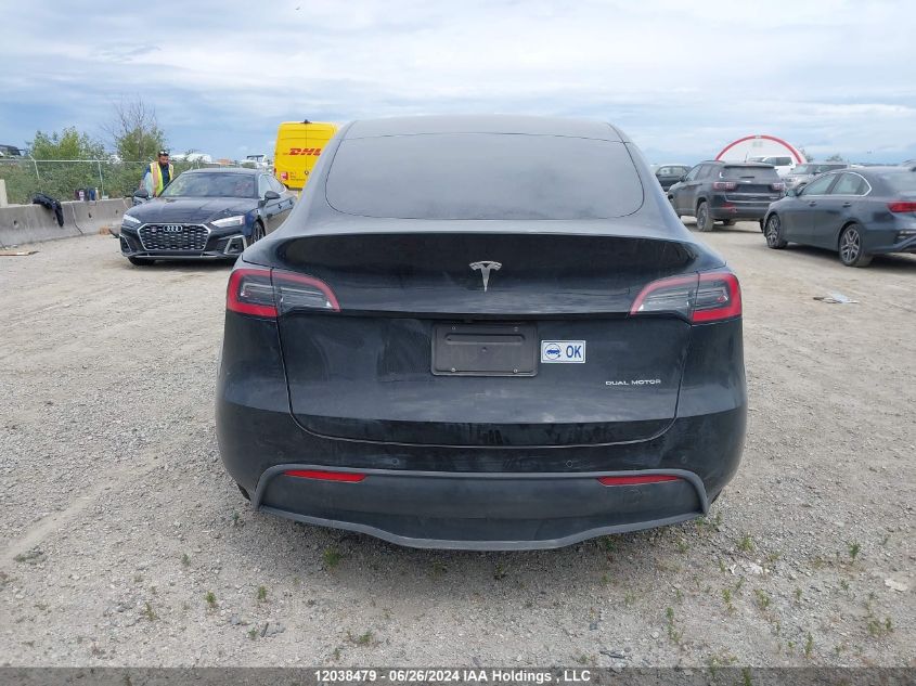 2020 Tesla Model Y VIN: 5YJYGDEE7LF045050 Lot: 12038479