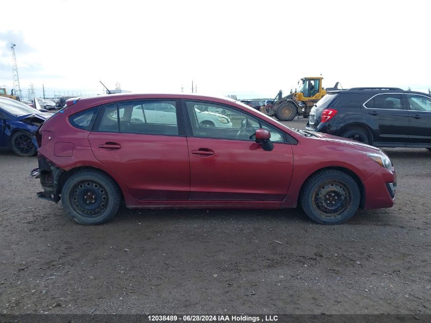 2015 Subaru Impreza VIN: JF1GPAC64FH327839 Lot: 12038489