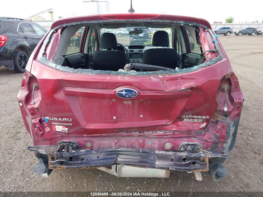 2015 Subaru Impreza VIN: JF1GPAC64FH327839 Lot: 12038489