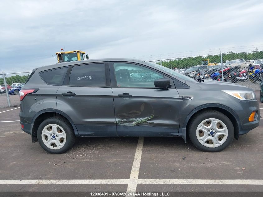 2017 Ford Escape S VIN: 1FMCU9FD8HUD55191 Lot: 12038491