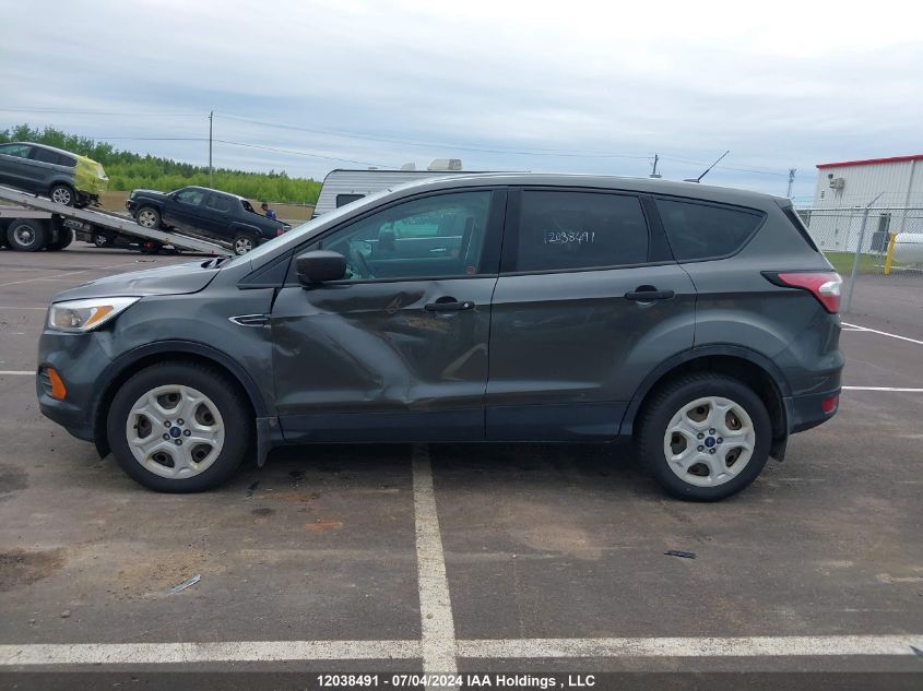 2017 Ford Escape S VIN: 1FMCU9FD8HUD55191 Lot: 12038491