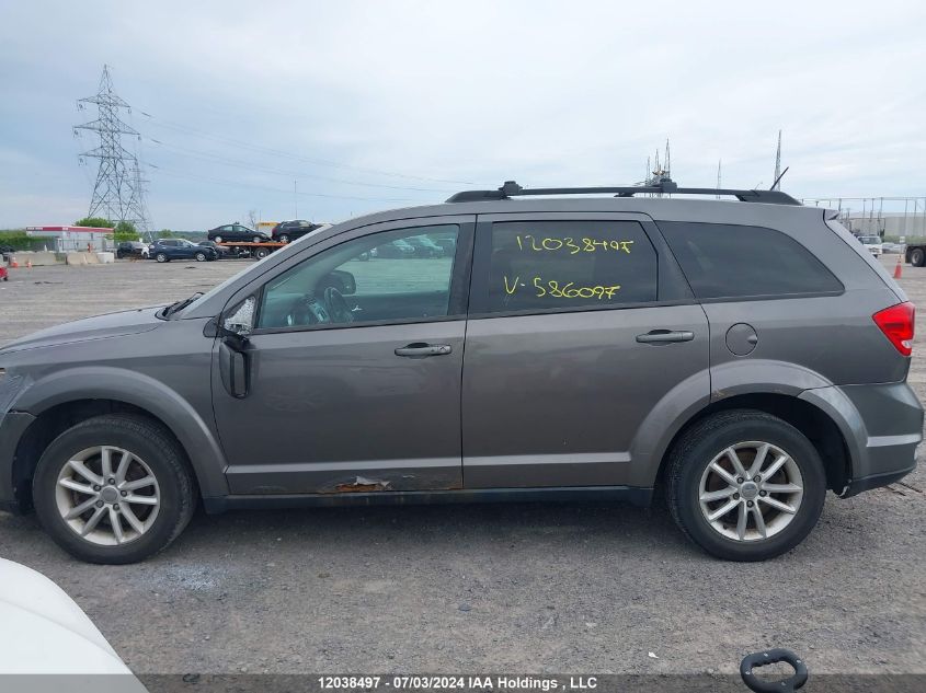 2013 Dodge Journey Sxt VIN: 3C4PDCCG1DT586097 Lot: 12038497