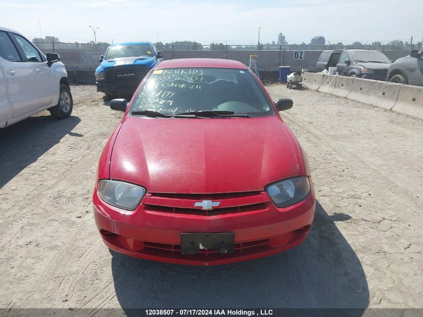 2004 Chevrolet Cavalier VIN: 3G1JC52F54S161199 Lot: 12038507