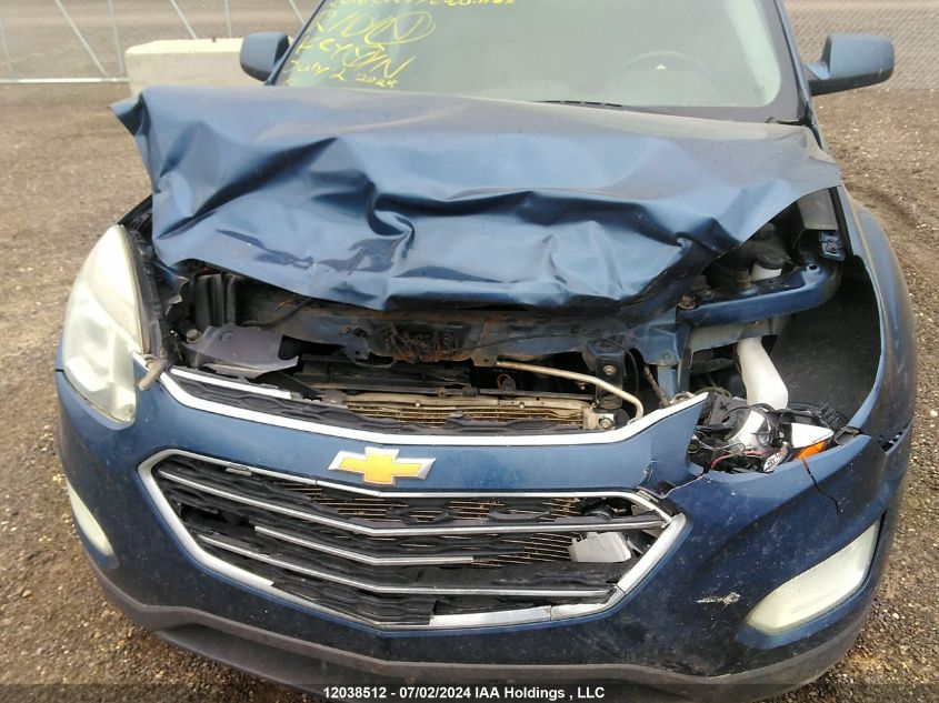 2016 Chevrolet Equinox VIN: 2GNFLFEK9G6125750 Lot: 12038512