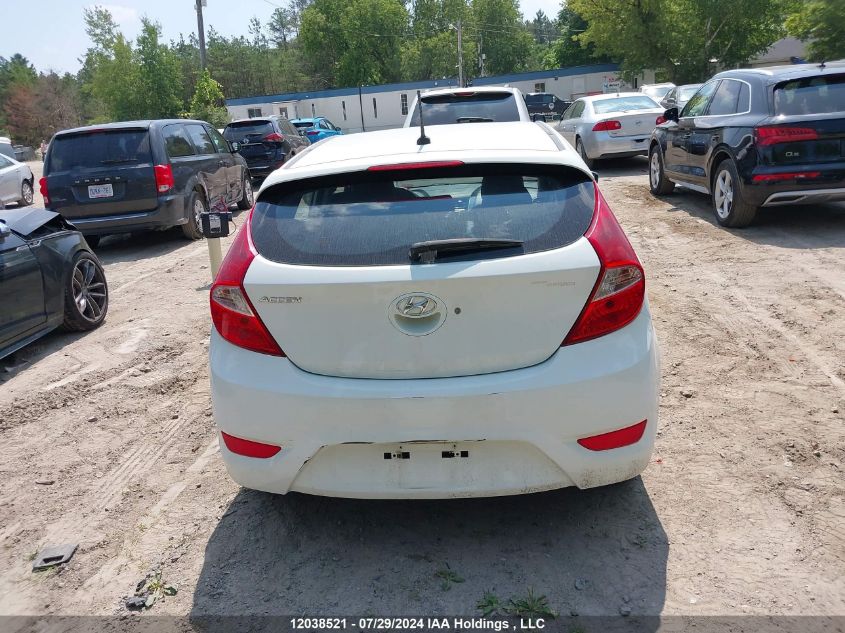 2013 Hyundai Accent VIN: KMHCU5AE7DU094008 Lot: 12038521