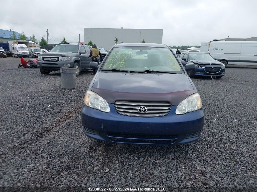 2004 Toyota Corolla Ce/Le/S VIN: 2T1BR32E94C837348 Lot: 12038522