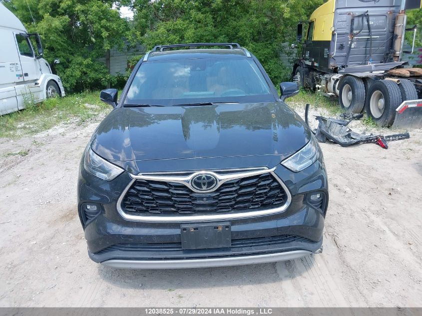 2021 Toyota Highlander Limited VIN: 5TDFZRBH9MS093546 Lot: 12038525