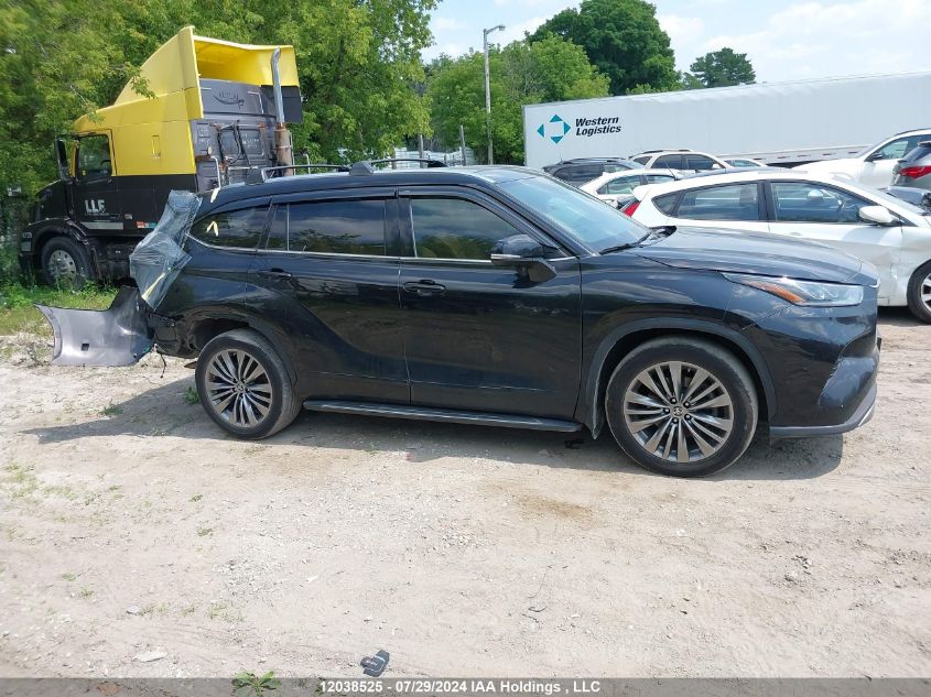 2021 Toyota Highlander Limited VIN: 5TDFZRBH9MS093546 Lot: 12038525