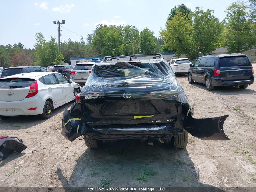 2021 Toyota Highlander Limited VIN: 5TDFZRBH9MS093546 Lot: 12038525