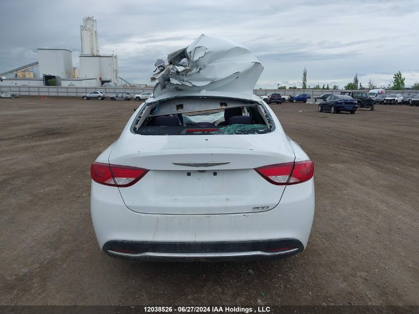 2015 Chrysler 200 Limited VIN: 1C3CCCAB4FN506713 Lot: 12038526